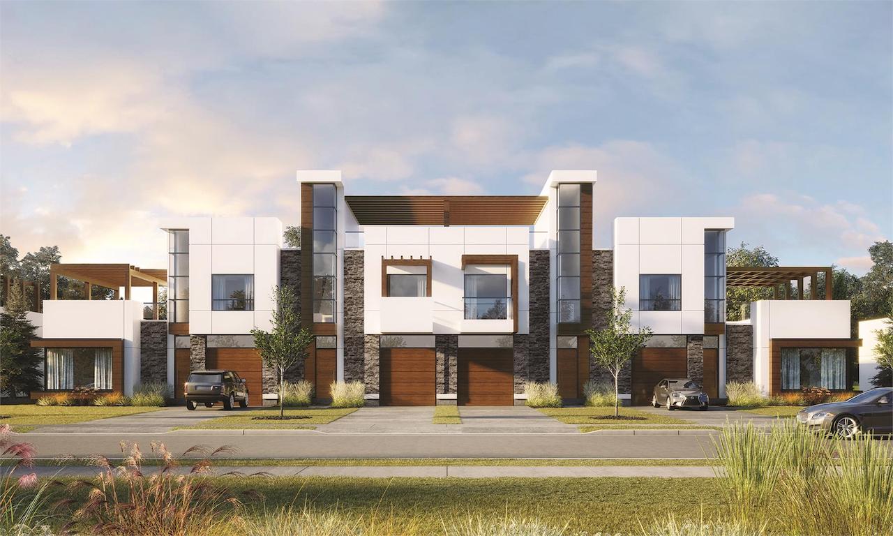 Rendering of Aquavil exterior evening