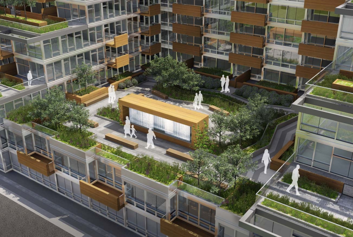 Rendering of Frontier Kensington Condos Exterior 3