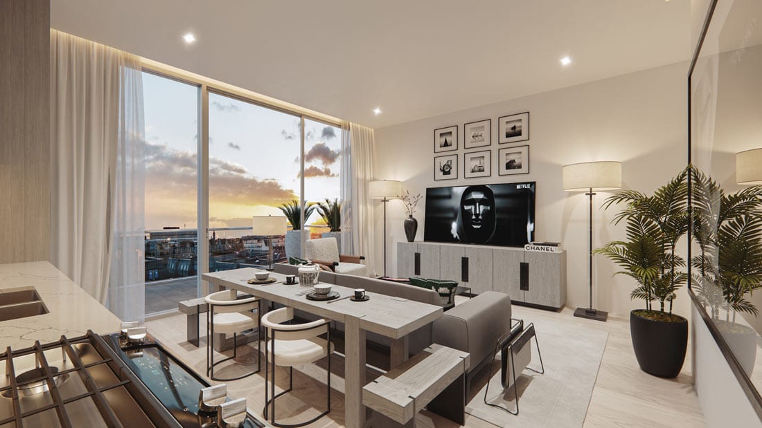 Rendering of Frontier Kensington Condos Suite Interior View 7