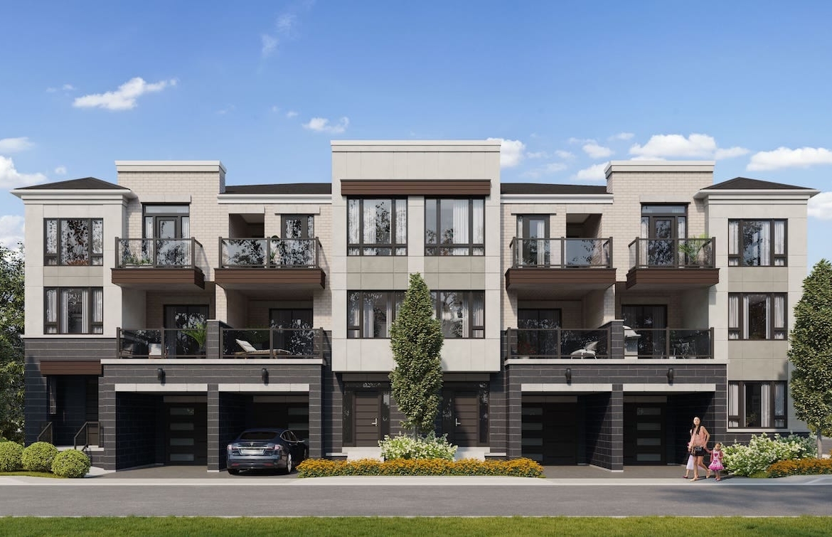 Rendering of Huntingdale Towns Moraine C building exterior