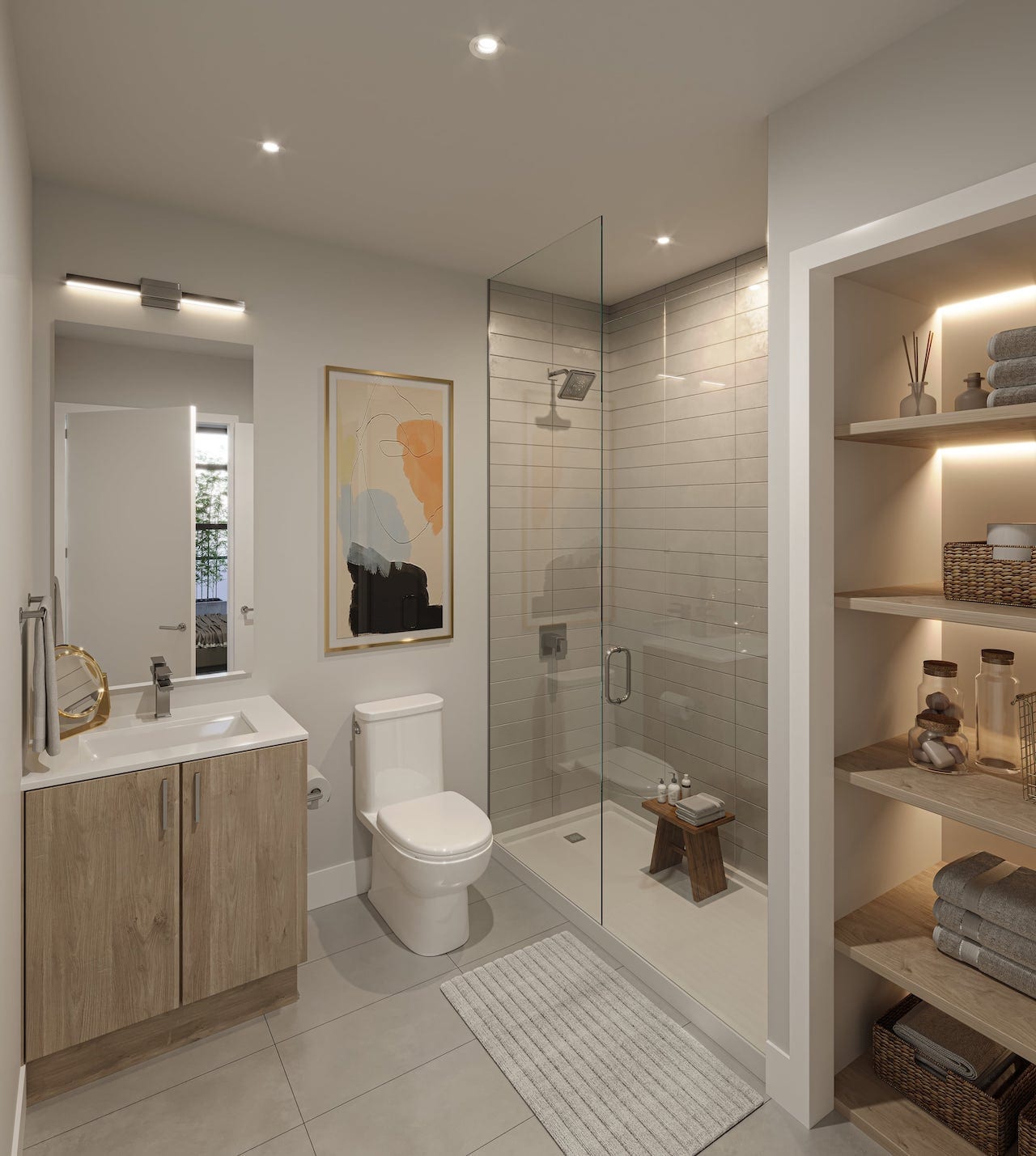Rendering of Linea Condos ensuite