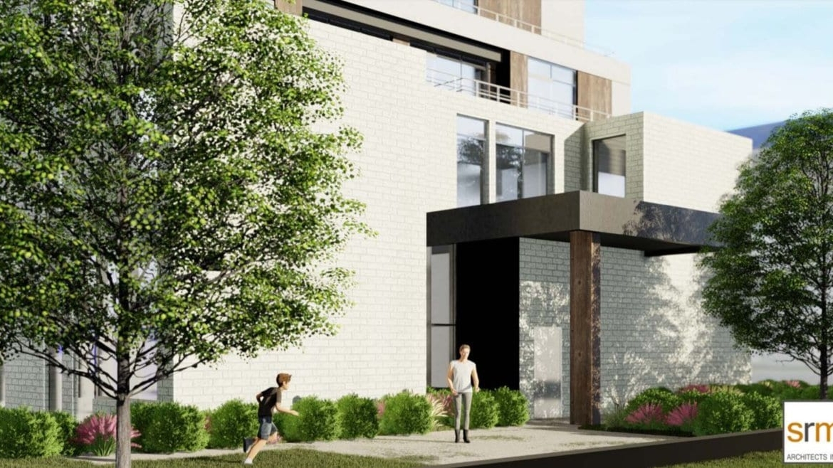 Rendering of Six99 Condos Exterior courtyard
