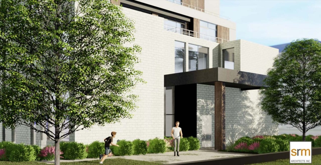 Rendering of Six99 Condos Exterior courtyard