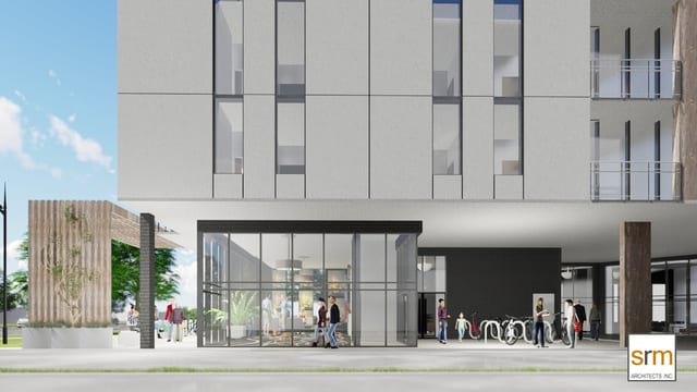 Rendering of Six99 Condos Exterior streetscape