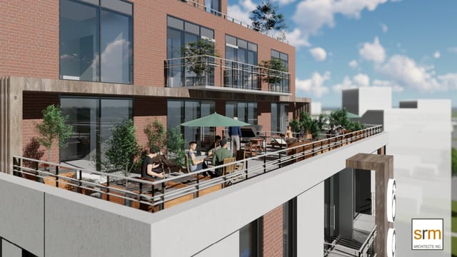 Rendering of Six99 Condos Exterior terrace