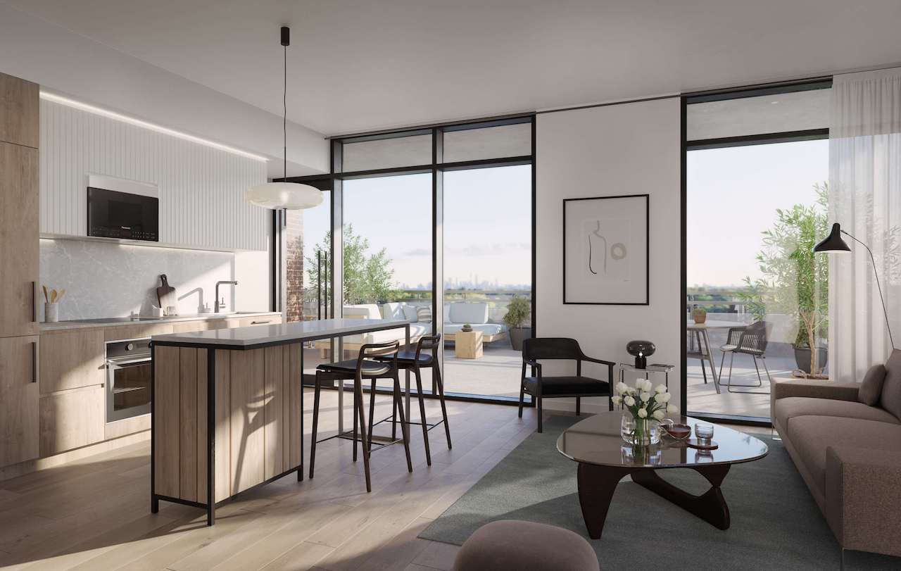 Rendering of Six99 Condos suite interior