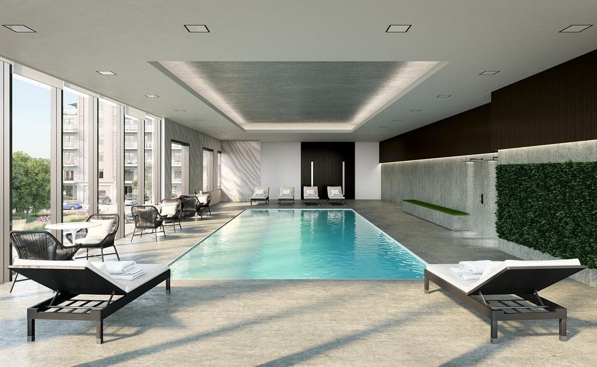 Rendering of The Stanley District Tower swimming pool