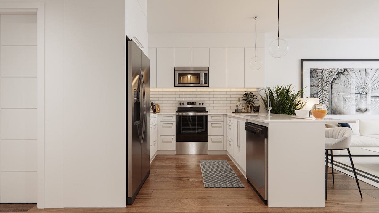 Rendering of Cavallo Condos suite interior 1