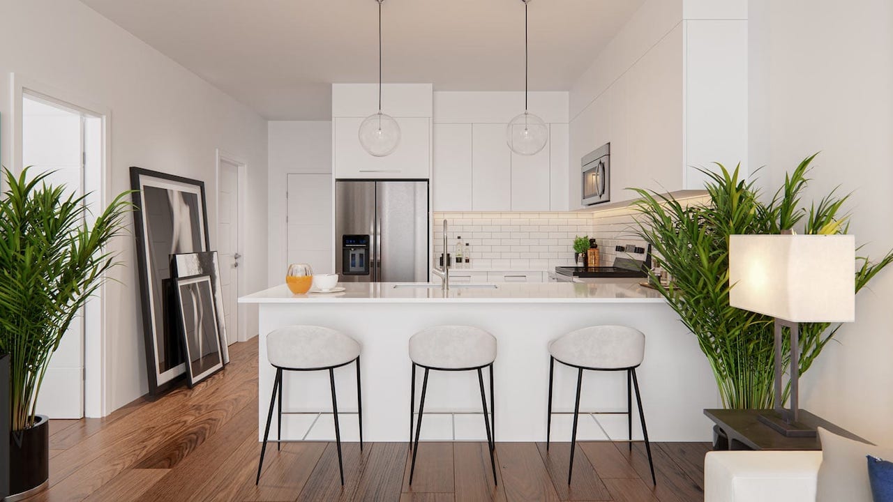 Rendering of Cavallo Condos suite interior 2