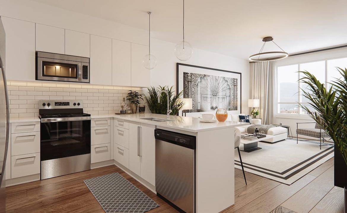 Rendering of Cavallo Condos suite interior 3