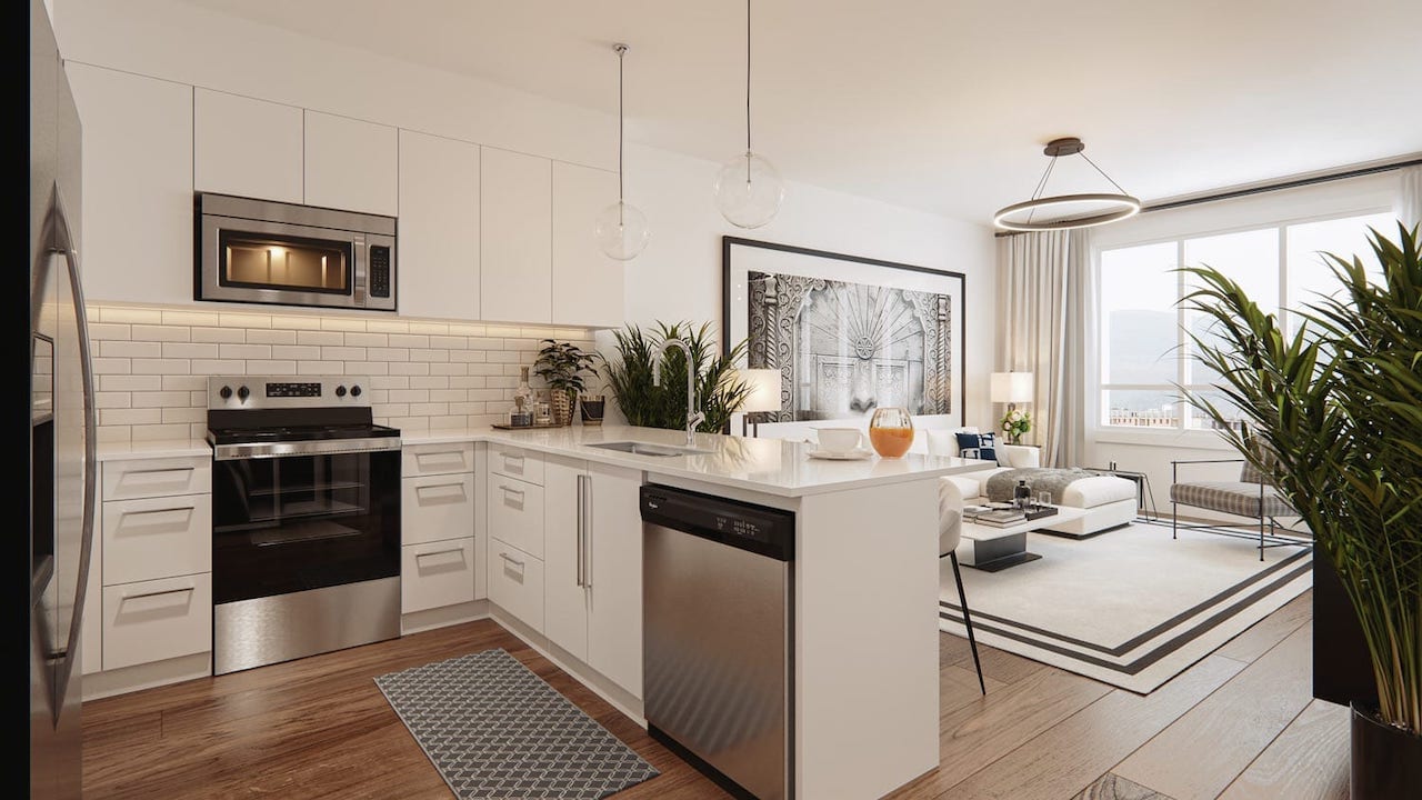 Rendering of Cavallo Condos suite interior 3