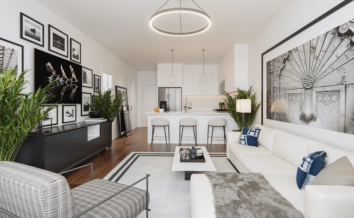 Rendering of Cavallo Condos suite interior 4