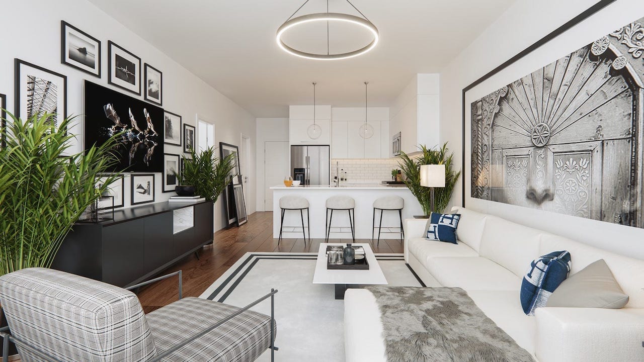 Rendering of Cavallo Condos suite interior 4