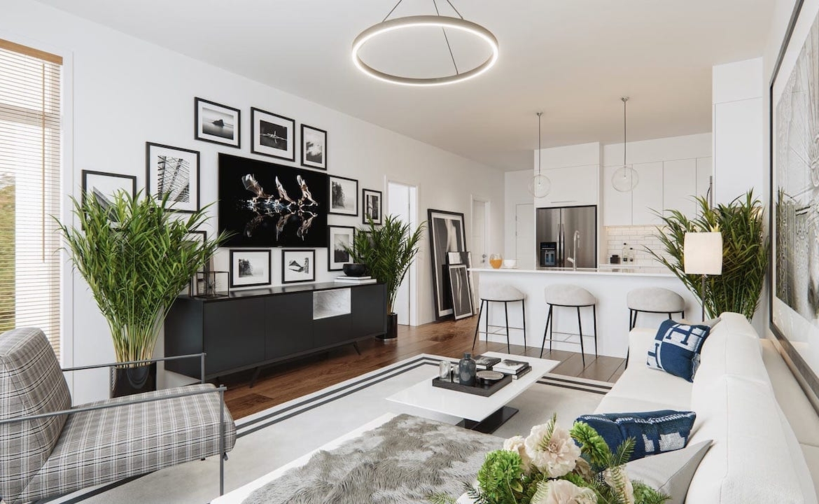 Rendering of Cavallo Condos suite interior 5