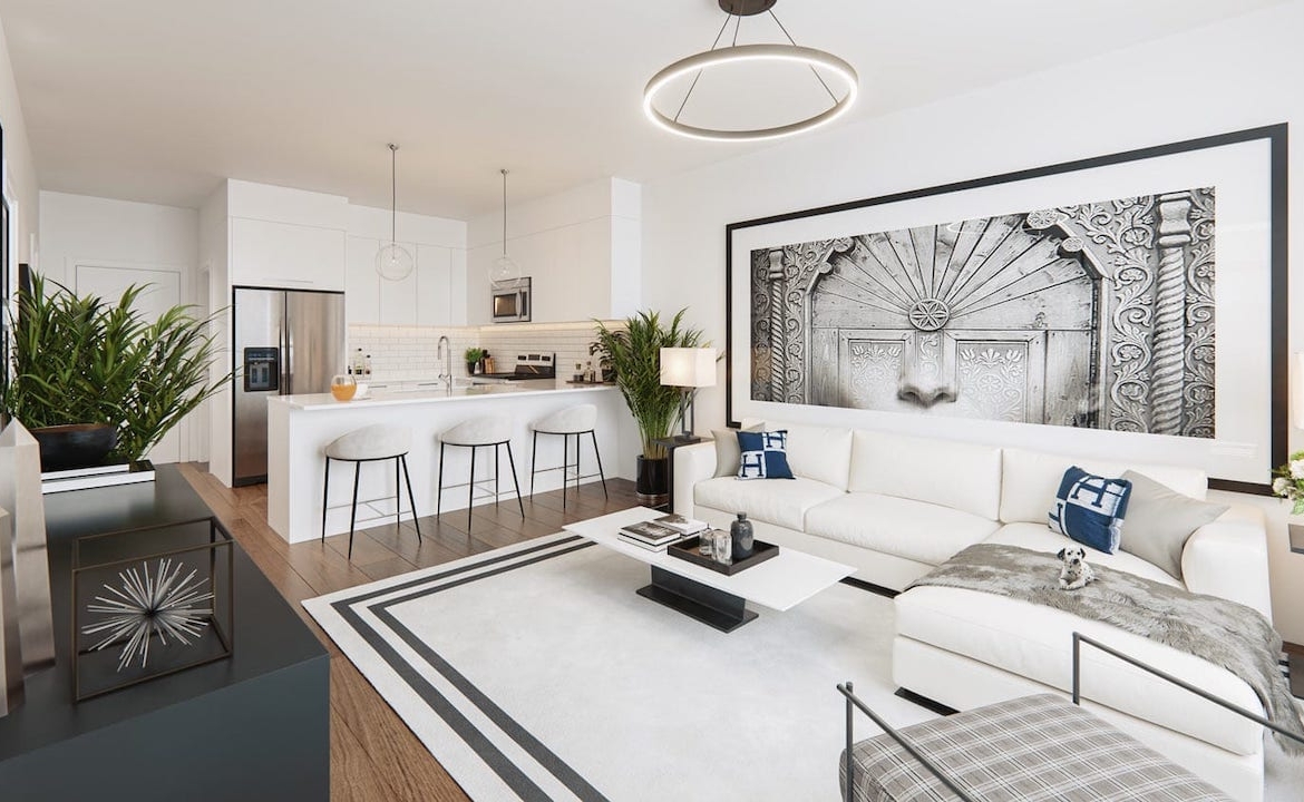 Rendering of Cavallo Condos suite interior 8