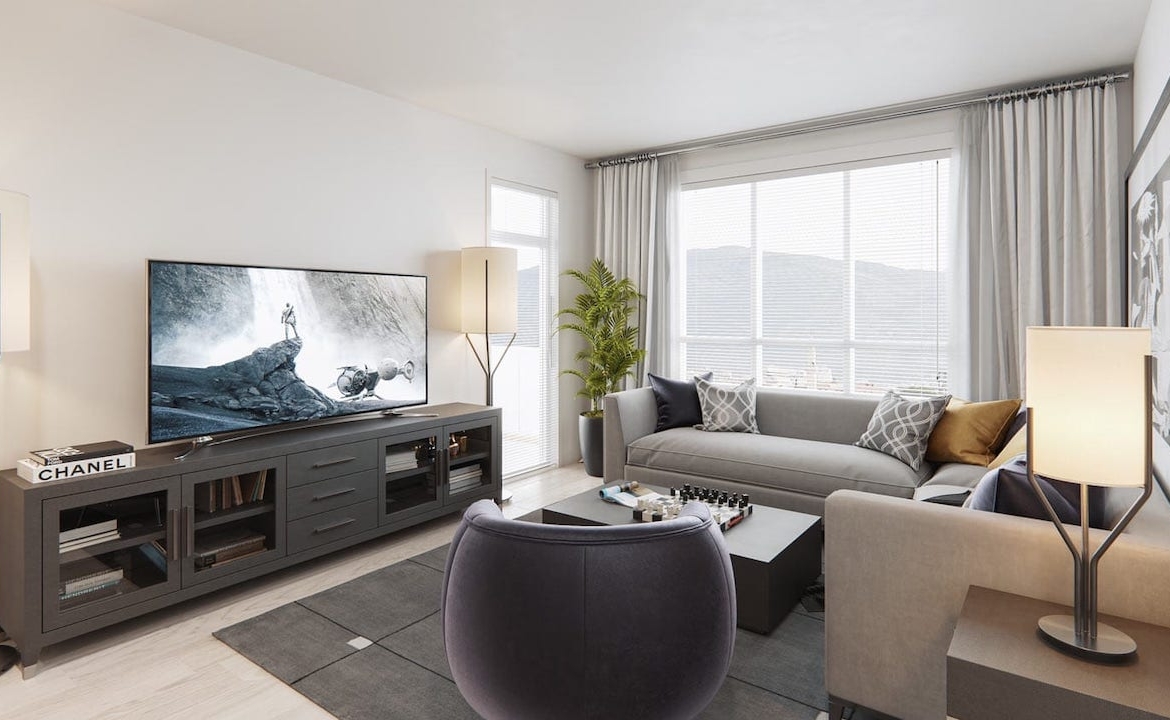 Rendering of Cavallo Condos suite interior 10