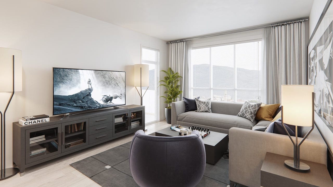 Rendering of Cavallo Condos suite interior 10