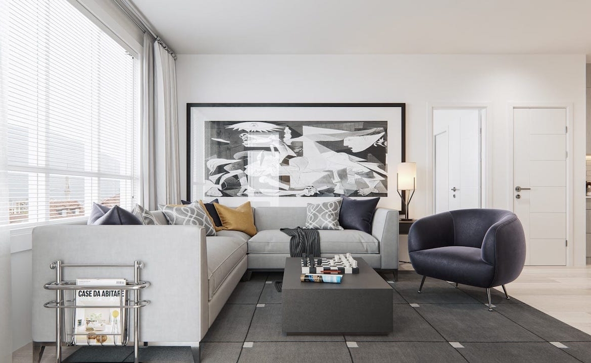 Rendering of Cavallo Condos suite interior 12