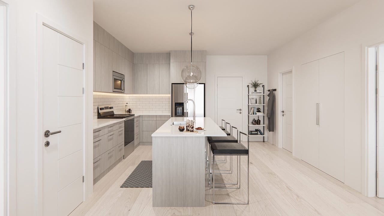 Rendering of Cavallo Condos suite interior 13