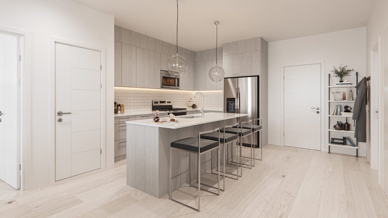 Rendering of Cavallo Condos suite interior 14