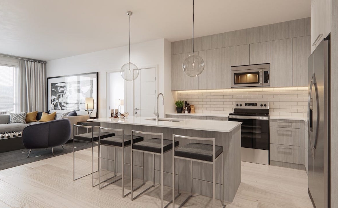 Rendering of Cavallo Condos suite interior 16