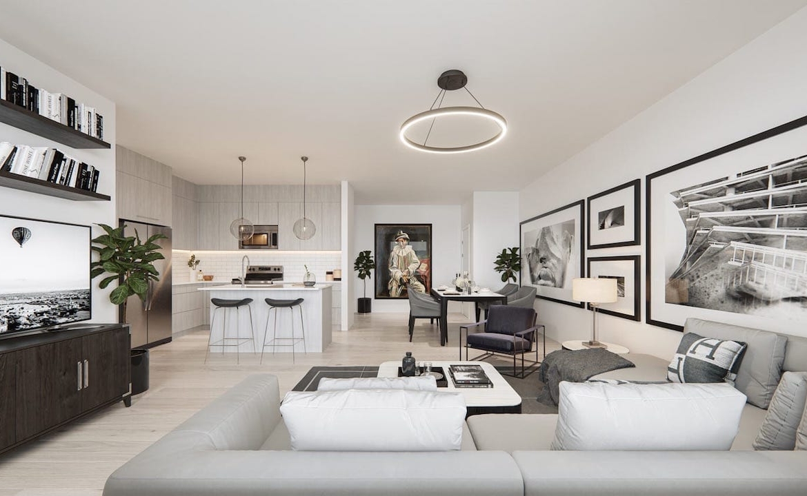 Rendering of Cavallo Condos suite interior 18