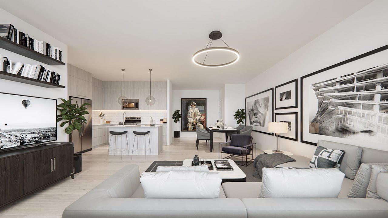 Rendering of Cavallo Condos suite interior 18
