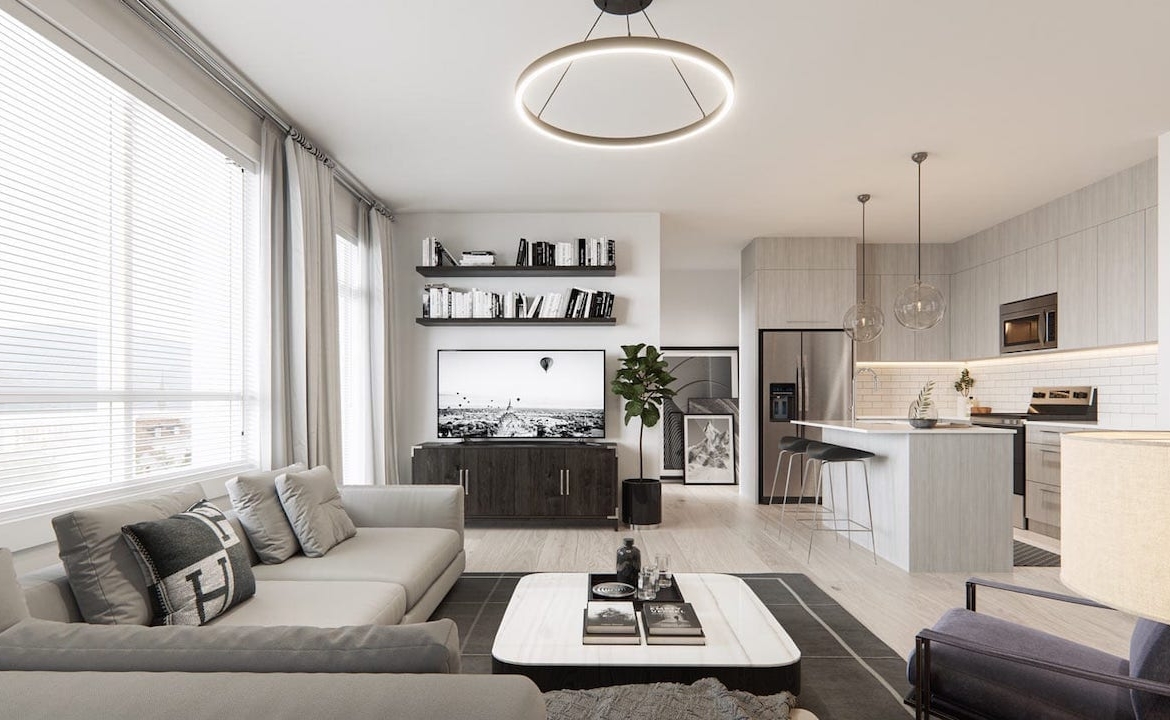 Rendering of Cavallo Condos suite interior 19