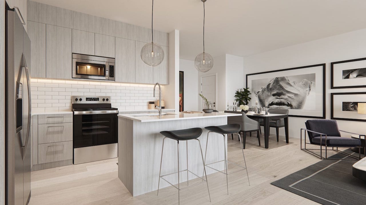 Rendering of Cavallo Condos suite interior 21
