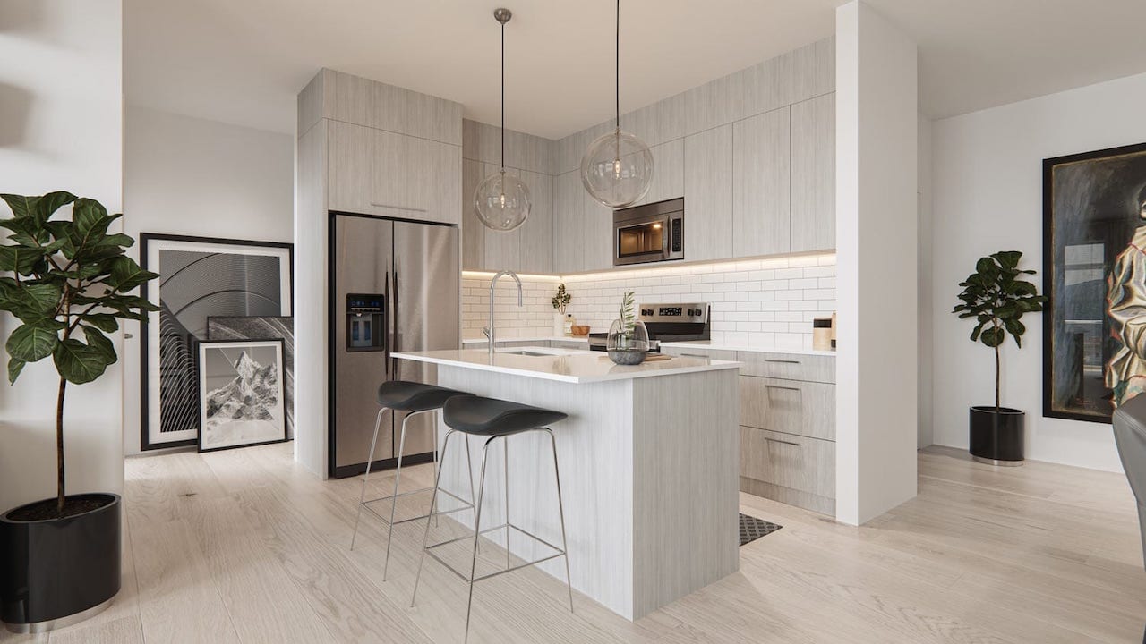 Rendering of Cavallo Condos suite interior 23