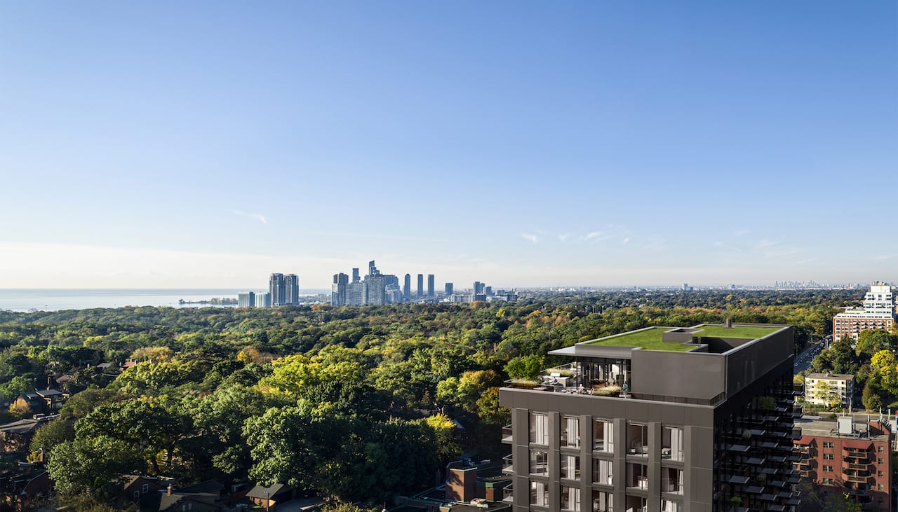 Rendering of Westbend Residences aerial