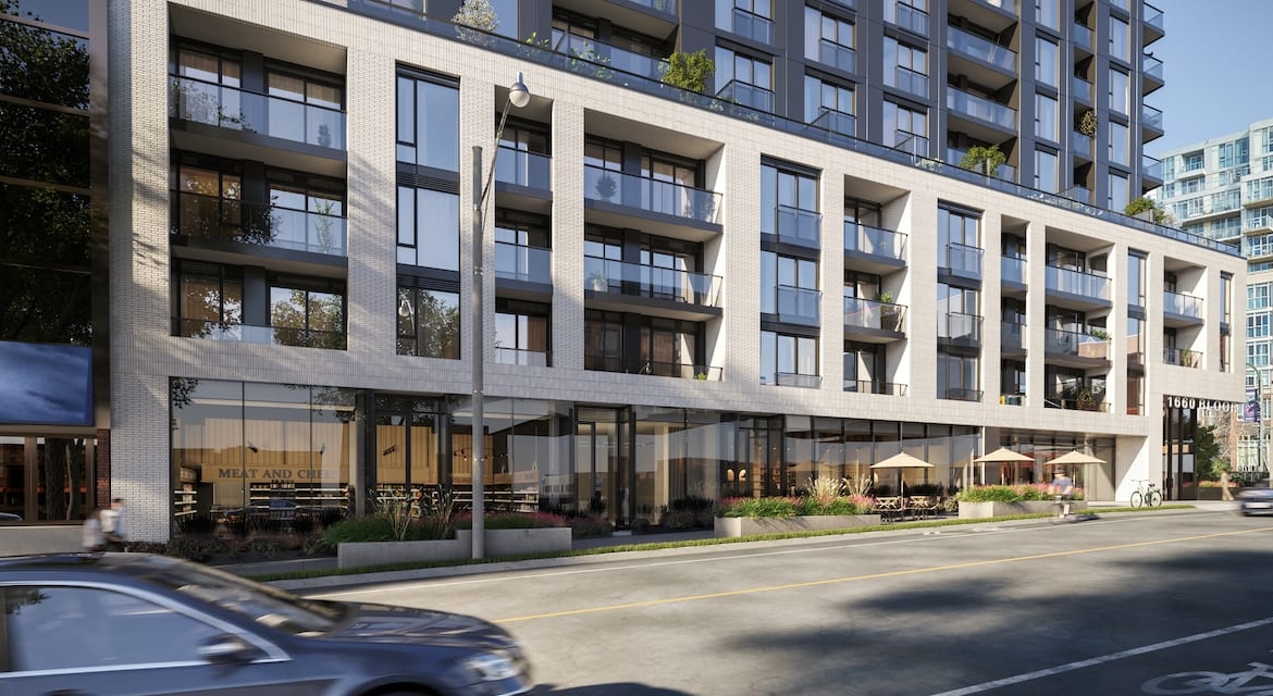 Rendering of Westbend Residences street view exterior
