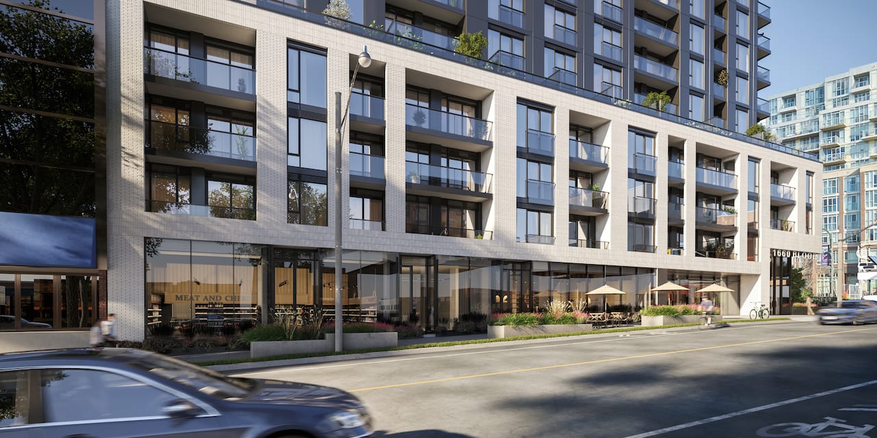 Rendering of Westbend Residences street view exterior