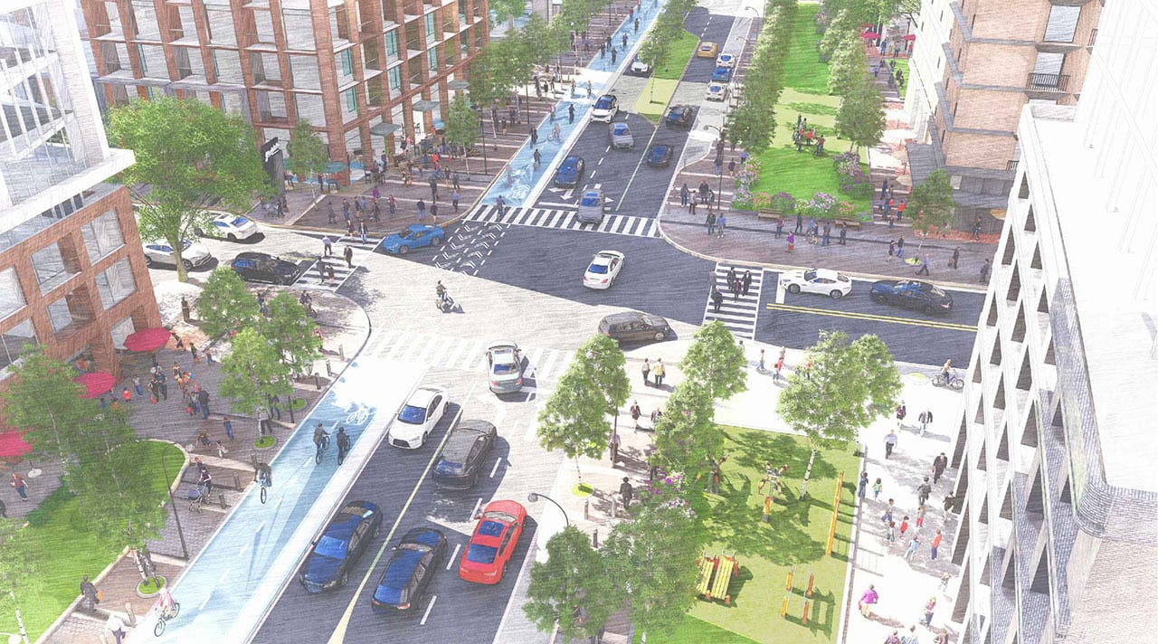 Rendering of Yorkdale Intensification community 13