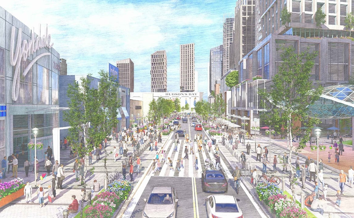Rendering of Yorkdale Intensification community 1