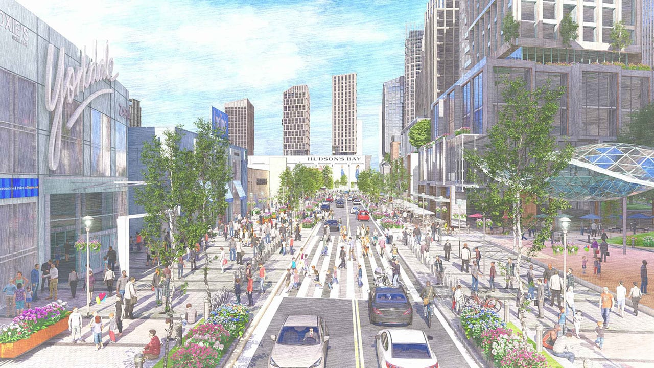 Rendering of Yorkdale Intensification community 1