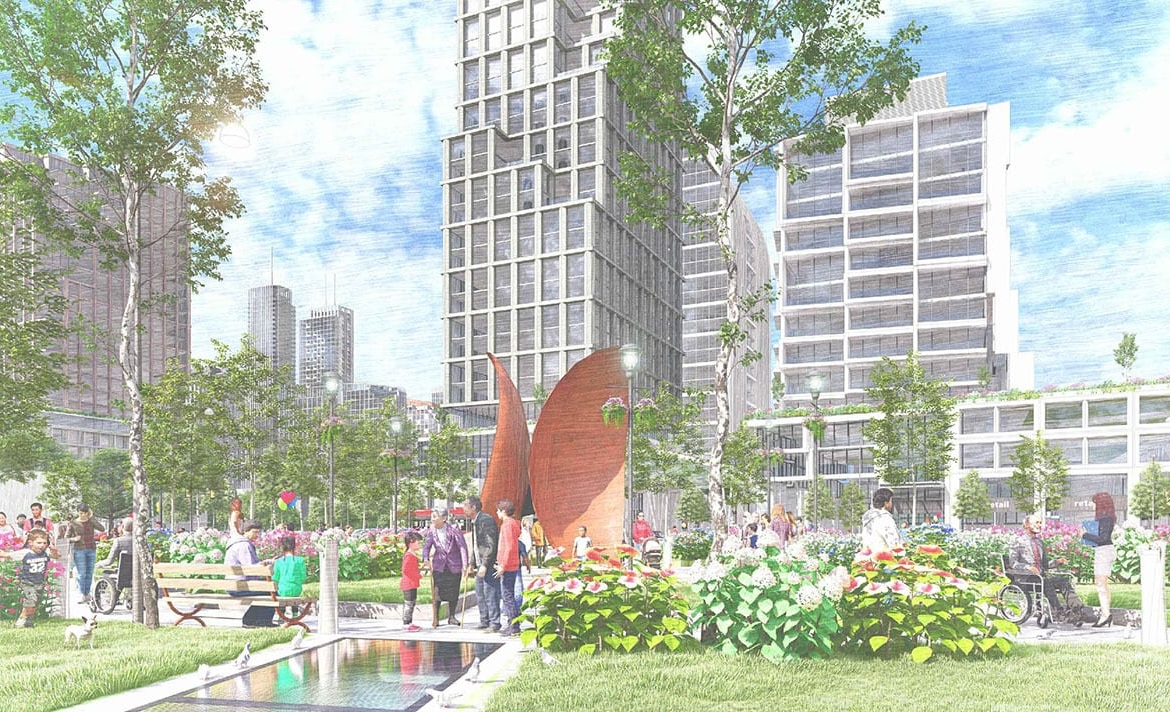 Rendering of Yorkdale Intensification community 2
