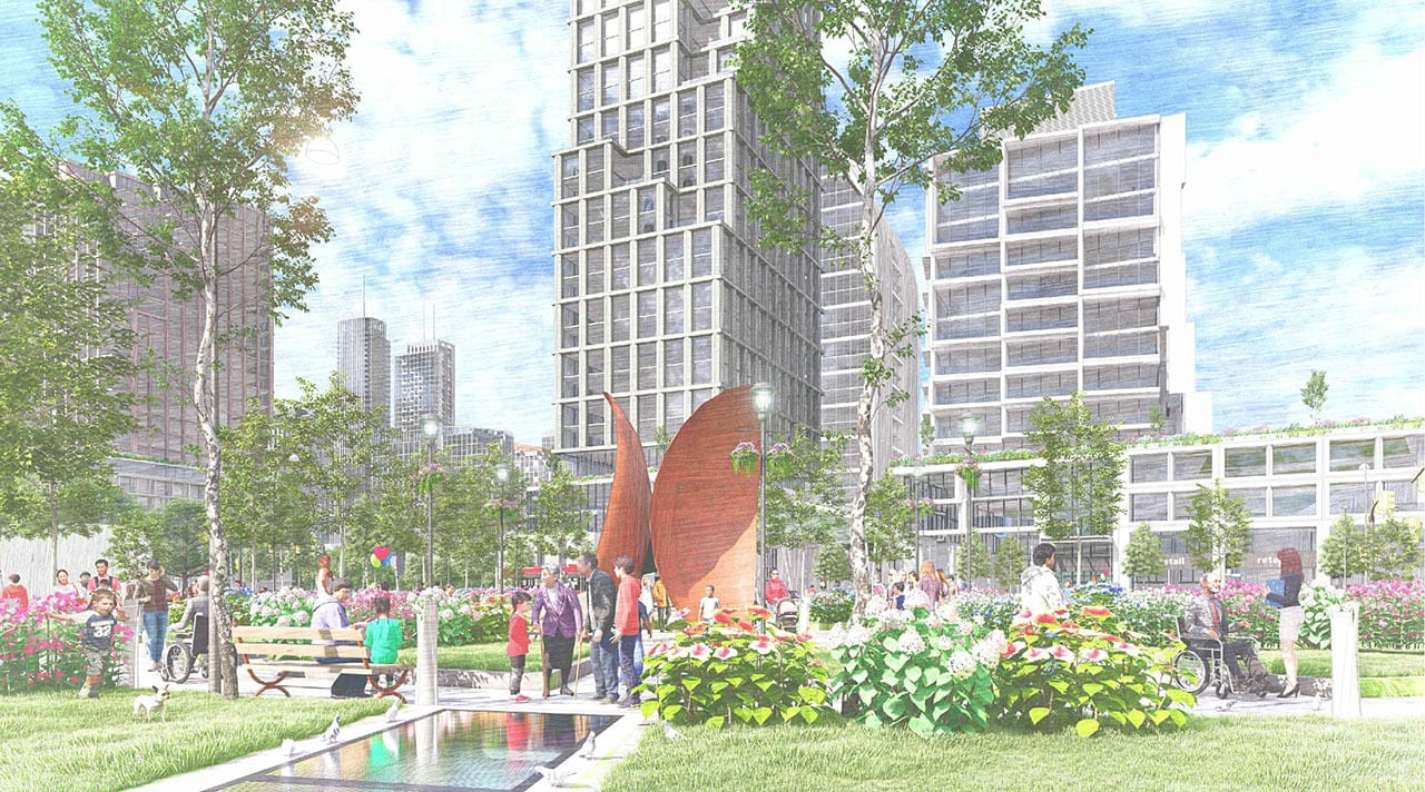 Rendering of Yorkdale Intensification community 2