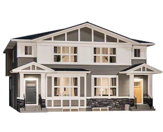 Huxley West Belvedere duplex elevation k
