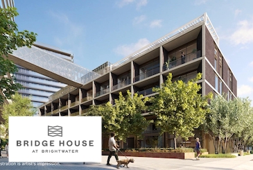 Bridge House At Brightwater in Port Credit by Diamondcorp, Dream, Kilmer Group, and FRAM + Slokker