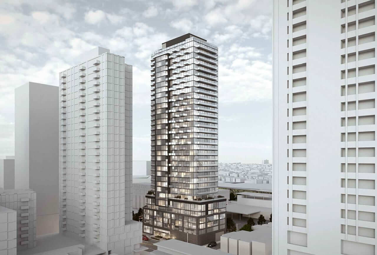 111 River St Condos exterior aerial