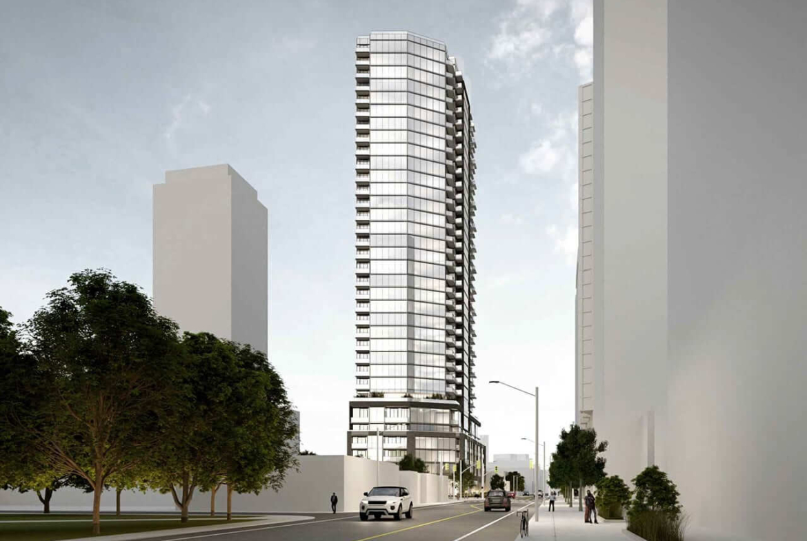 111 River St Condos exterior street view