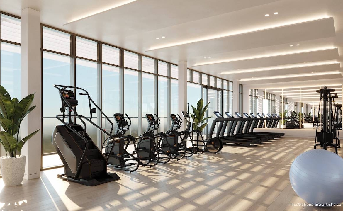 Rendering of Bridge House at Brightwater fitness centre