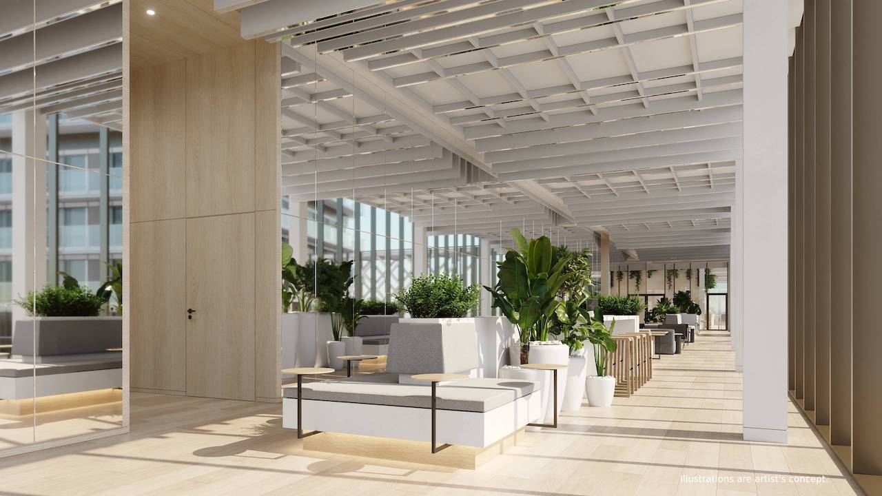 Rendering of Bridge House at Brightwater co-working