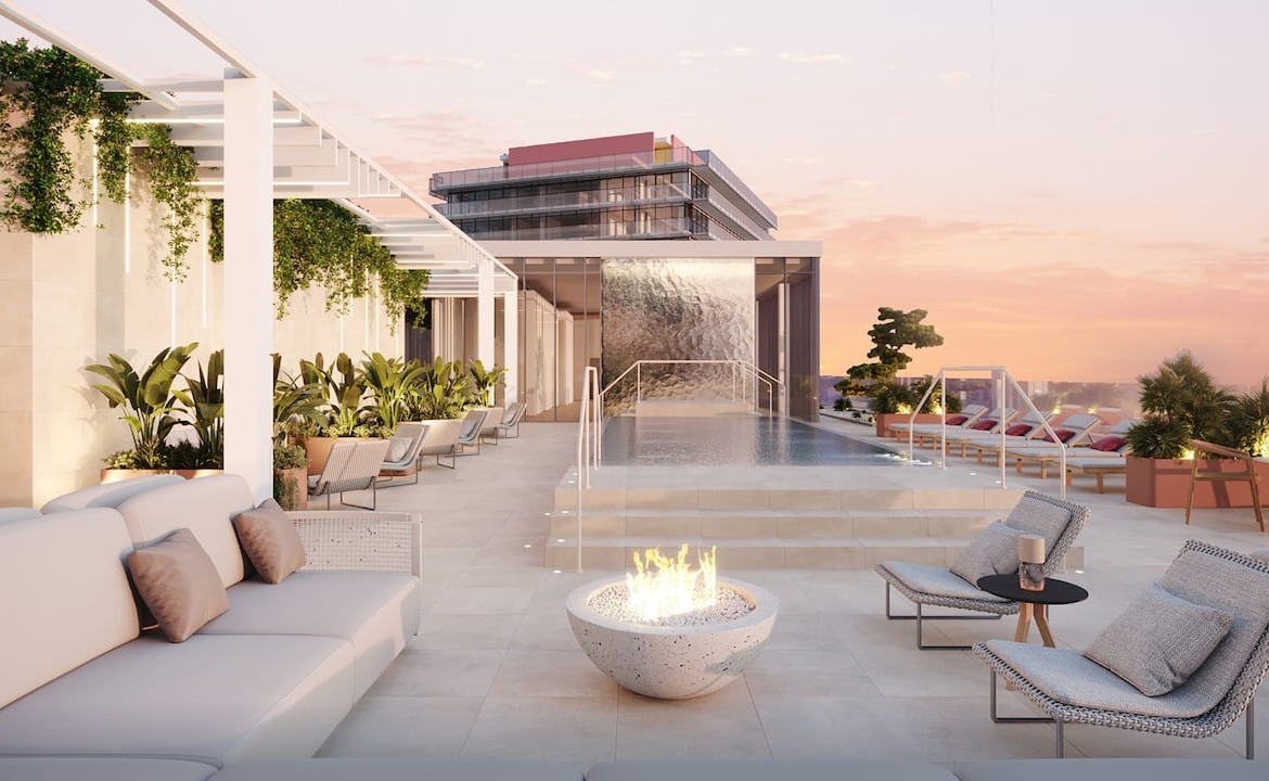 Rendering of Bridge House at Brightwater open air swim spa