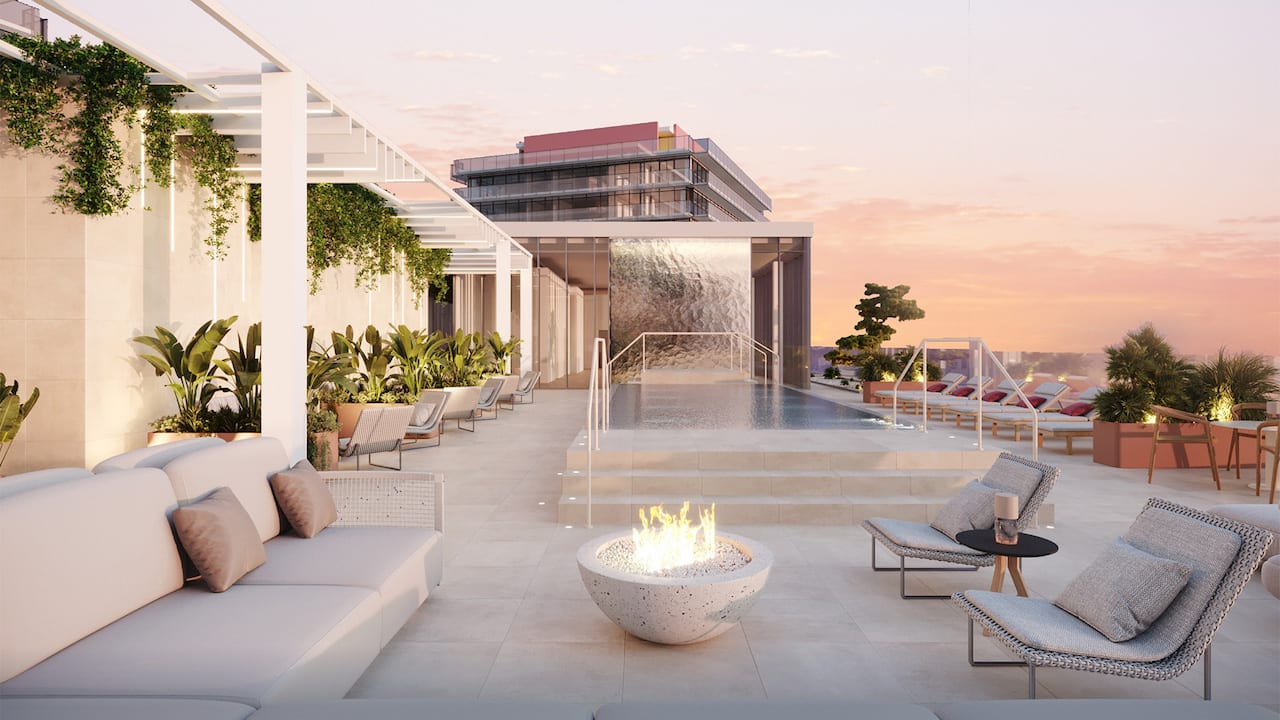 Rendering of Bridge House at Brightwater open air swim spa
