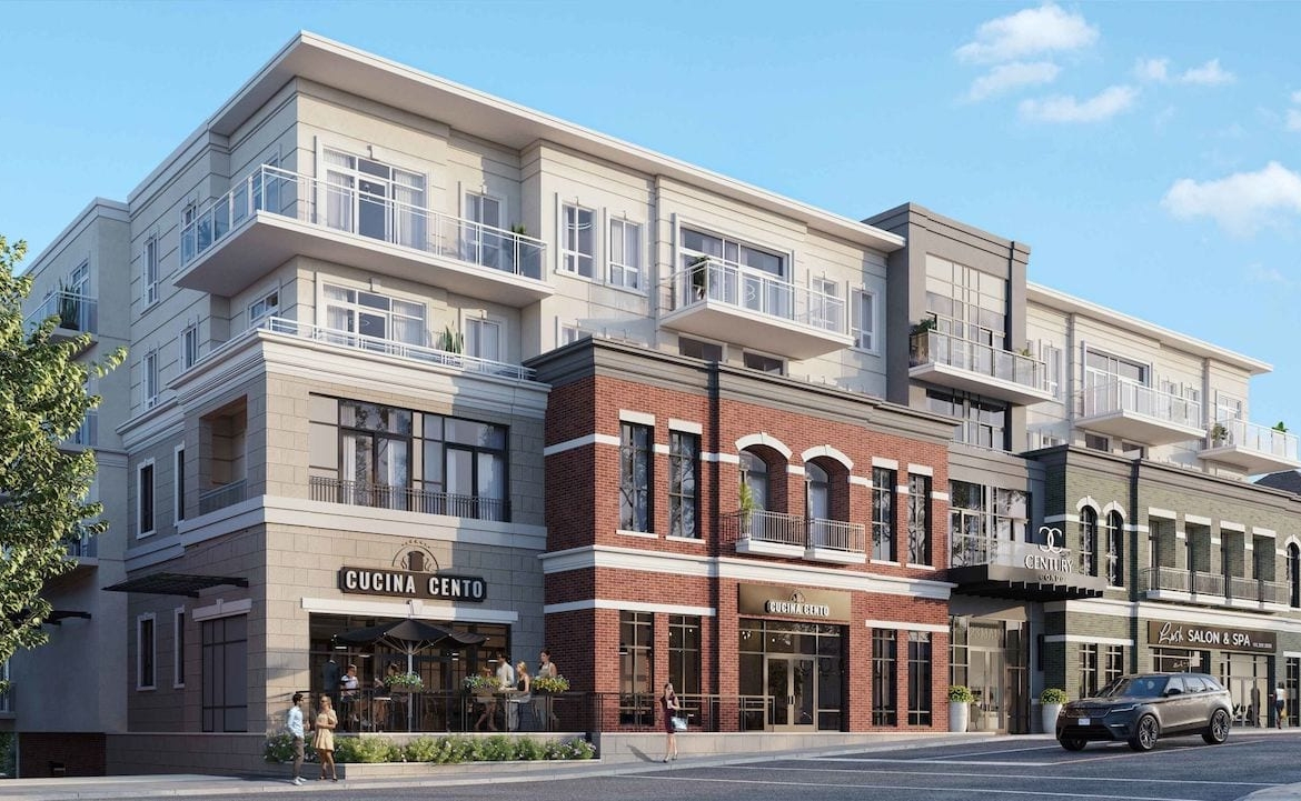 Rendering of Century Condos exterior
