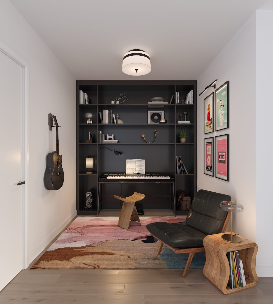 Rendering of Anthem Condos Tower 4 suite interior den