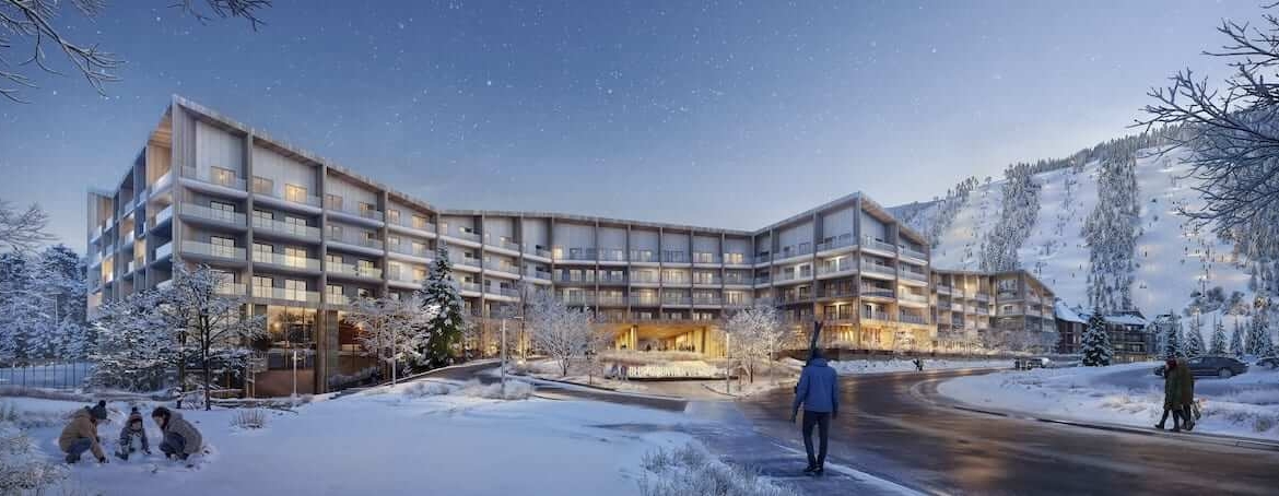 Rendering of Freed Blue Mountain eye level exterior