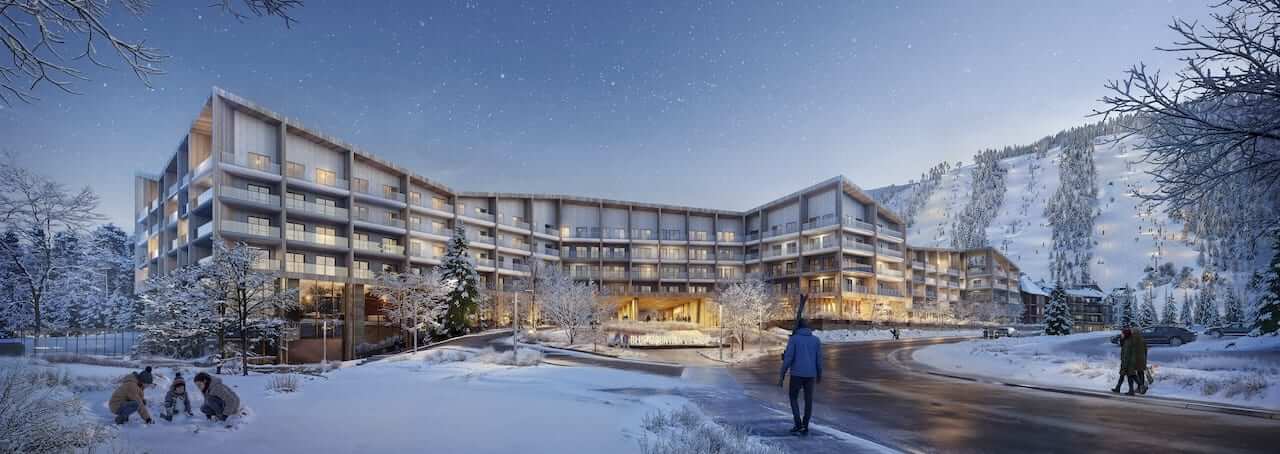 Rendering of Freed Blue Mountain eye level exterior